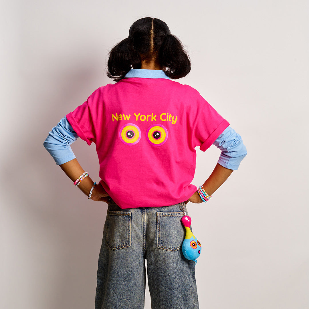 Camiseta Sloomoo - Magenta (niños)