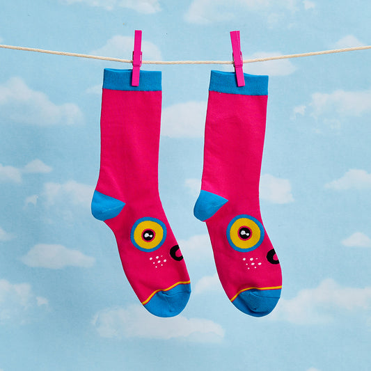 Calcetines 2 (azul/rosa)